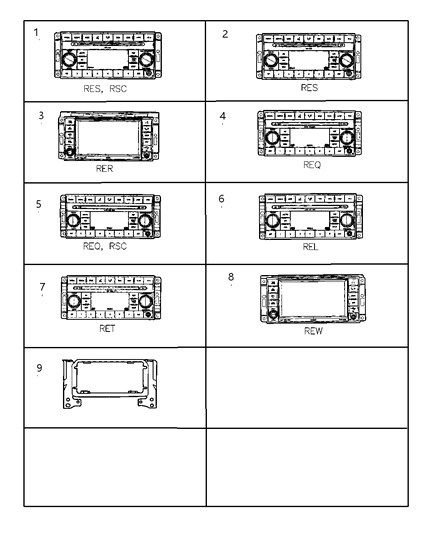 Radio Am/Fm/Cd/Mp3 & Satellite Diagram for 5064061AI