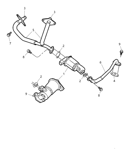 2017 Jeep Patriot Valve EGR Diagram for 4593820AC