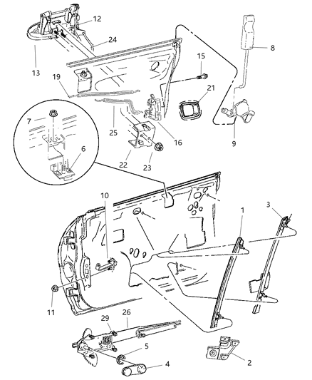 Check Front Door Diagram for 4658065AC