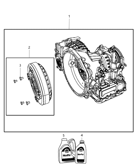 Torque Converter Diagram for R4778031AC
