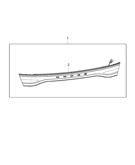 2014 Dodge Dart Bar Kit Light Diagram for 82213354