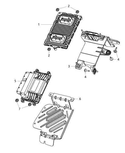 Module Transmission Control Diagram for 68261681AA