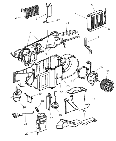 Seal Evaporator Diagram for 4644099