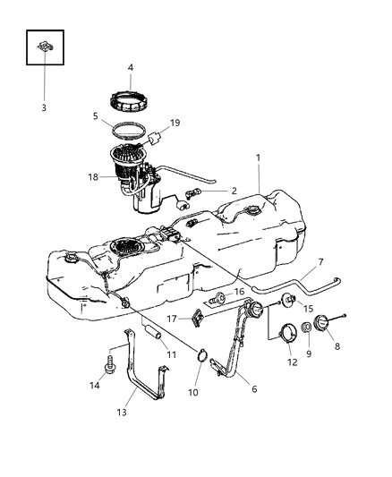 Seal Diagram for 68017089AA