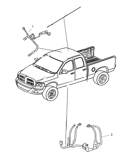 1985 Jeep Cherokee Wiring Header Diagram for 68032543AC