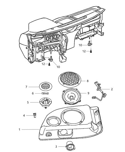 2023 Jeep Grand Wagoneer Sleeve Isolator Diagram for 5093022AA