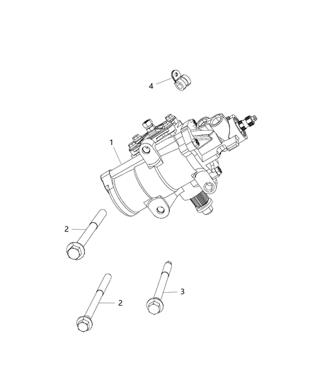 2016 Ram 5500 Gear Power Steering Diagram for 68236674AA