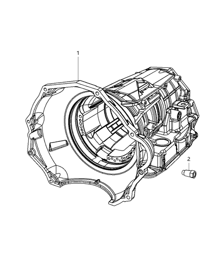 Case Transmission Diagram for 68009563AA