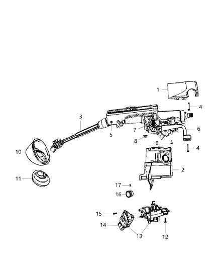 Rivet Pop Guide Bracket To Pivot Bracket Diagram for 5057441AB