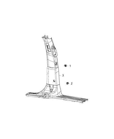 Switch Folding Seat Diagram for 6DQ241X9AA