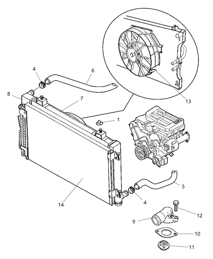 2013 Dodge Durango Clip Wiring Diagram for 4707091