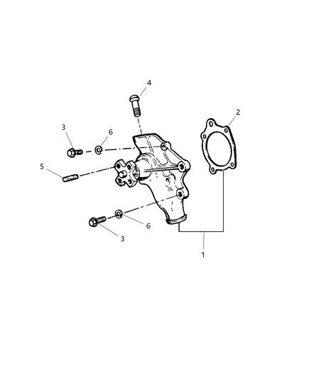 Pump Package Water Diagram for 5012366AC