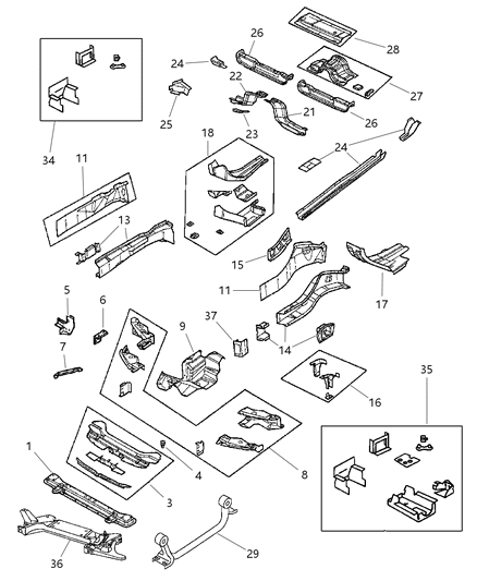 Bolt, Engine Support - M8 X 1.25 X 40.00 Diagram for 6504179