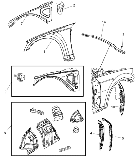 Foam Blocker Diagram for 5112924AB