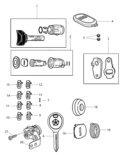 2024 Jeep Grand Cherokee Module Immobilizer System Diagram for 4686665AC