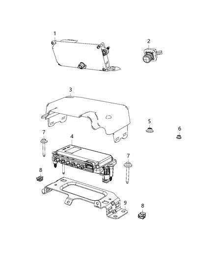1984 Jeep Cherokee Camera Diagram for 56029825AG