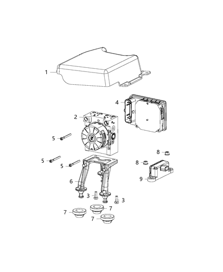 Sensor Dynamics Lateral Acceleration And Yaw Rate Diagram for 56029549AC