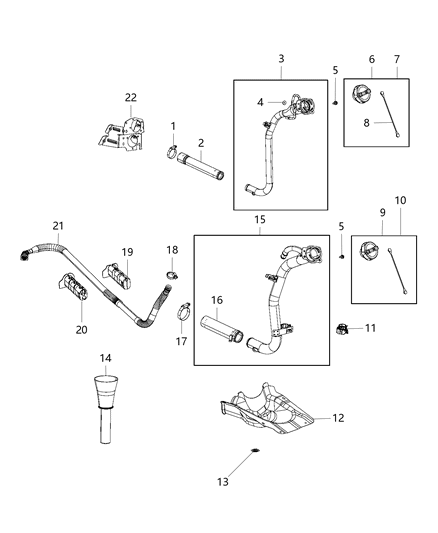 2001 Jeep Cherokee Nut Hexagon Flange M5-1.6 Diagram for 6509417AA