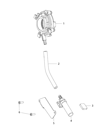 2021 Ram 1500 Pump Transfer Case Oil Diagram for 68402275AA