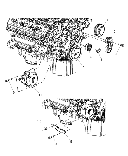 Generator Engine Diagram for 56044380AI