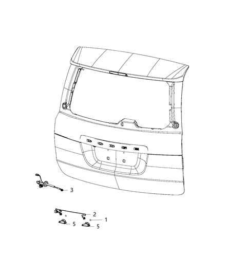 1996 Chrysler Cirrus Camera Diagram for 56054157AF