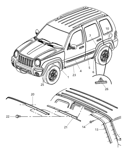 End Cap Diagram for 55156512AD