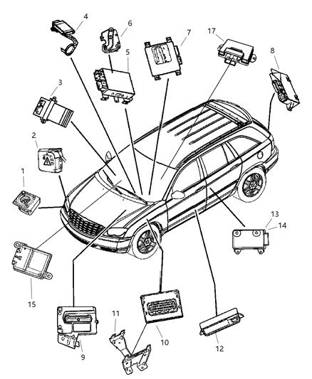 Module Occupant Classification Diagram for 4727388AD