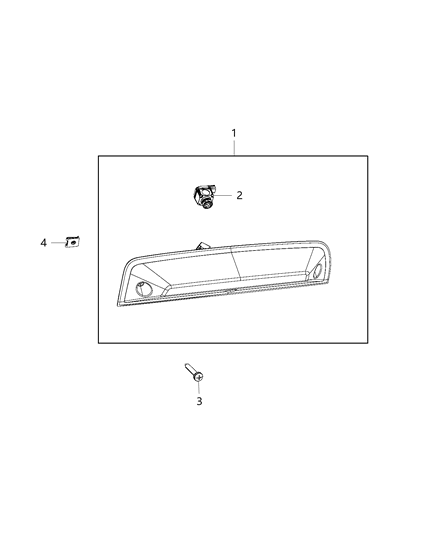 Camera Cargo View Diagram for 68170934AE