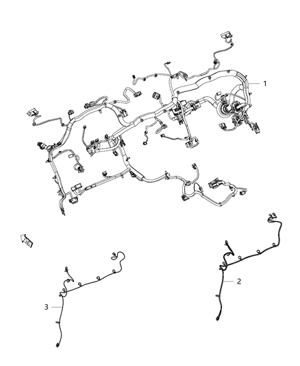 2014 Ram 5500 Wiring Instrument Panel Diagram for 68239771AA