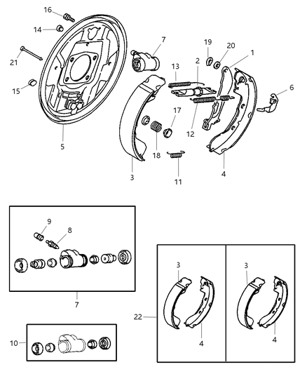 2015 Jeep Patriot Plug Brake Adjusting Hole Diagram for MR128637