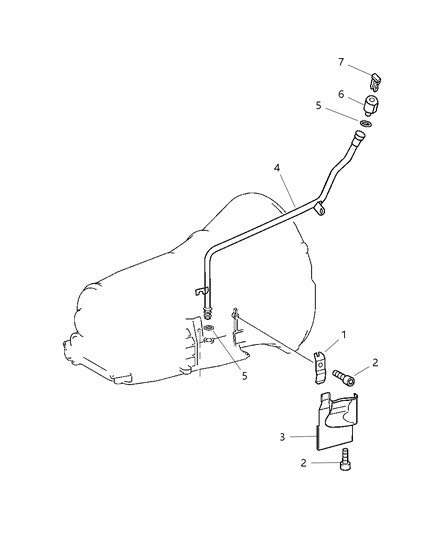 2002 Dodge Durango Cap Oil Filler Diagram for 5142231AA