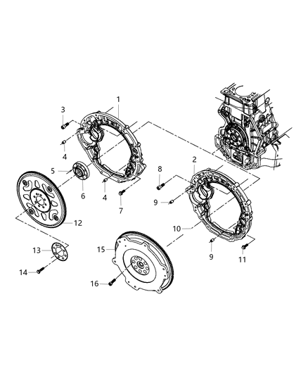 2020 Ram 2500 Bolt Diagram for 68027621AA