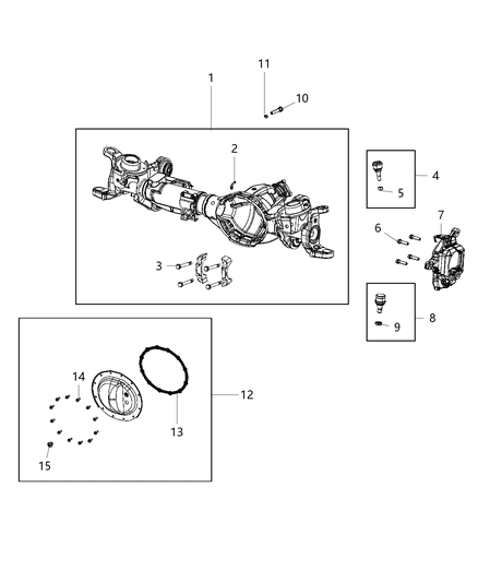 1998 Dodge Stratus Hose Axle Vent Diagram for 68423303AA