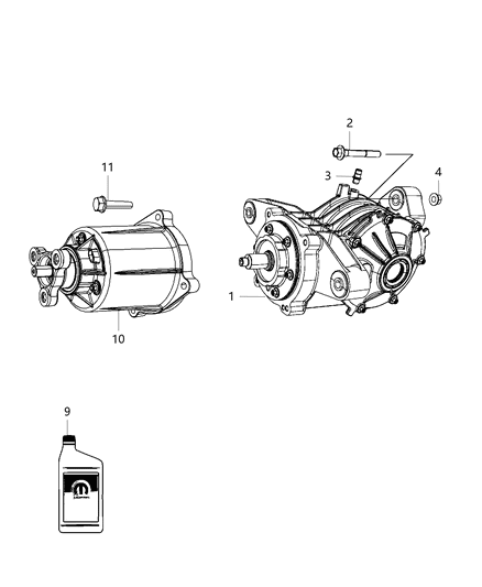 1999 Dodge Durango Seal Input Diagram for 68268679AA