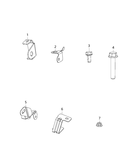 1991 Dodge Ram 50 Bracket Wiring Diagram for 68274910AA