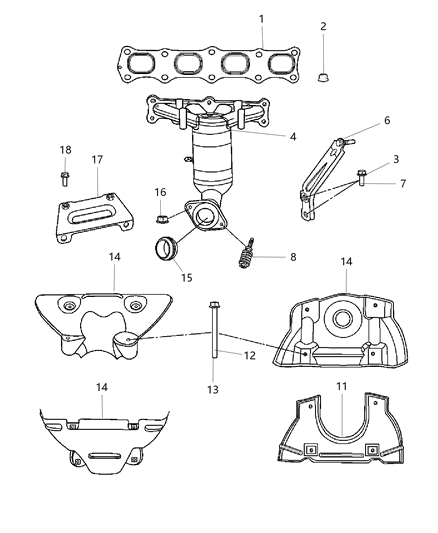 Bolt Hexagon Flange Head M8X1.25X14.00 Diagram for 6101427