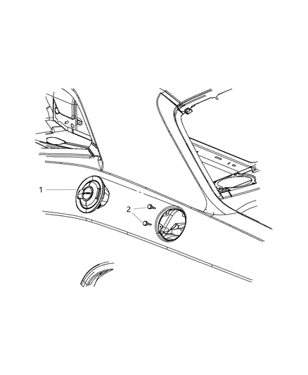 Door Fuel Fill Diagram for 5MY11DX8AA