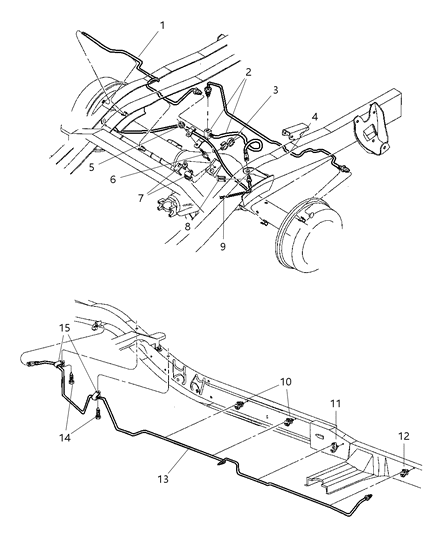 2002 Dodge Dakota Clip Sensor Diagram for 56021260