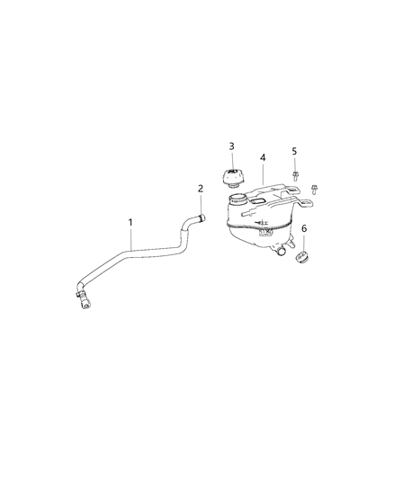 1988 Jeep Comanche Hose Vent Diagram for 68260377AA