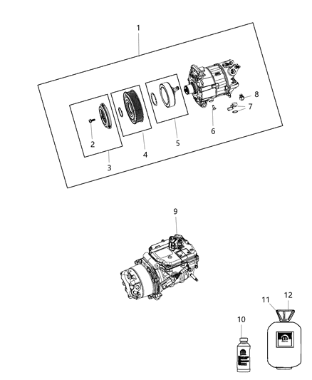 Plug Drain Diagram for 68166502AA