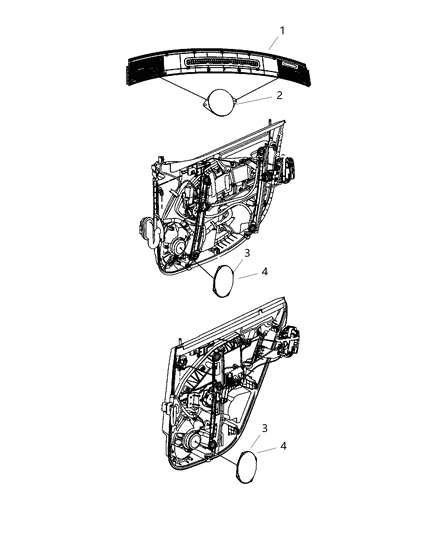 2000 Jeep Grand Cherokee Cover Instrument Panel Diagram for YF33DK7AA