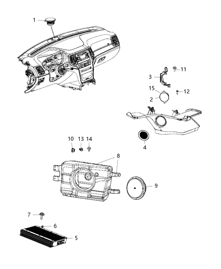 Amplifier Diagram for 68444324AB