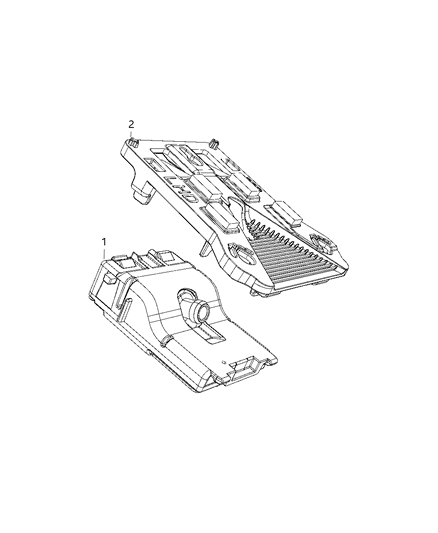 1987 Dodge Ram 50 Camera Forward Facing Diagram for 68495638AB