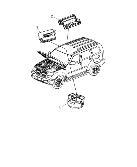 2013 Ram 2500 Module Rain Sensor Diagram for 5026201AG