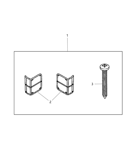 1986 Jeep J10 Screw Pan Head M4.2X1.41X30 Diagram for 6510248AA