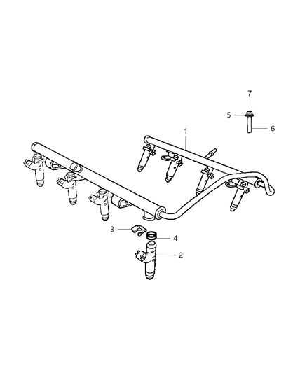 Fuel Rail Diagram for 53032903AD