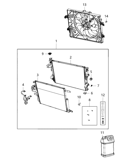 Module Cooling Diagram for 68268592AD