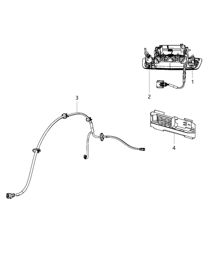 Camera Rearview Diagram for 68274731AC