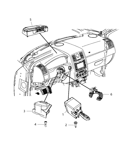 1991 Dodge B150 Module Passive Entry Diagram for 68060082AC