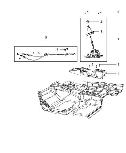 2001 Chrysler Town & Country Clip Retainer Diagram for 68018979AA